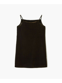 【endalence】ソフトベルベット×レースドレス 詳細画像 ブラック 8