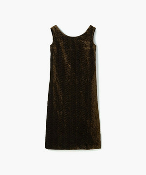 【endalence】ソフトベルベット×レースドレス 詳細画像 ブラウン 1