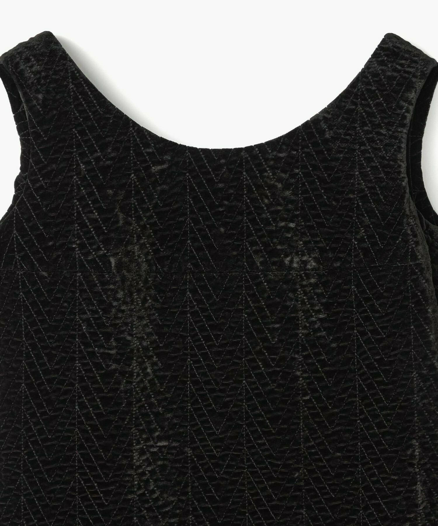 【endalence】ソフトベルベット×レースドレス 詳細画像 ブラック 2