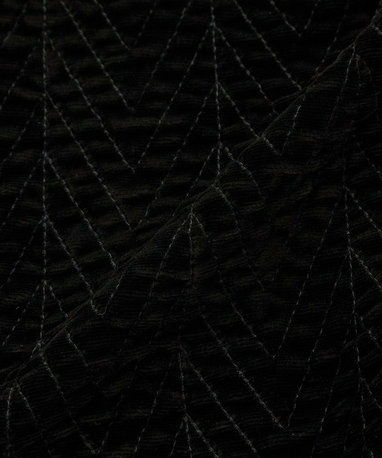 【endalence】ソフトベルベット×レースドレス 詳細画像 ブラック 6