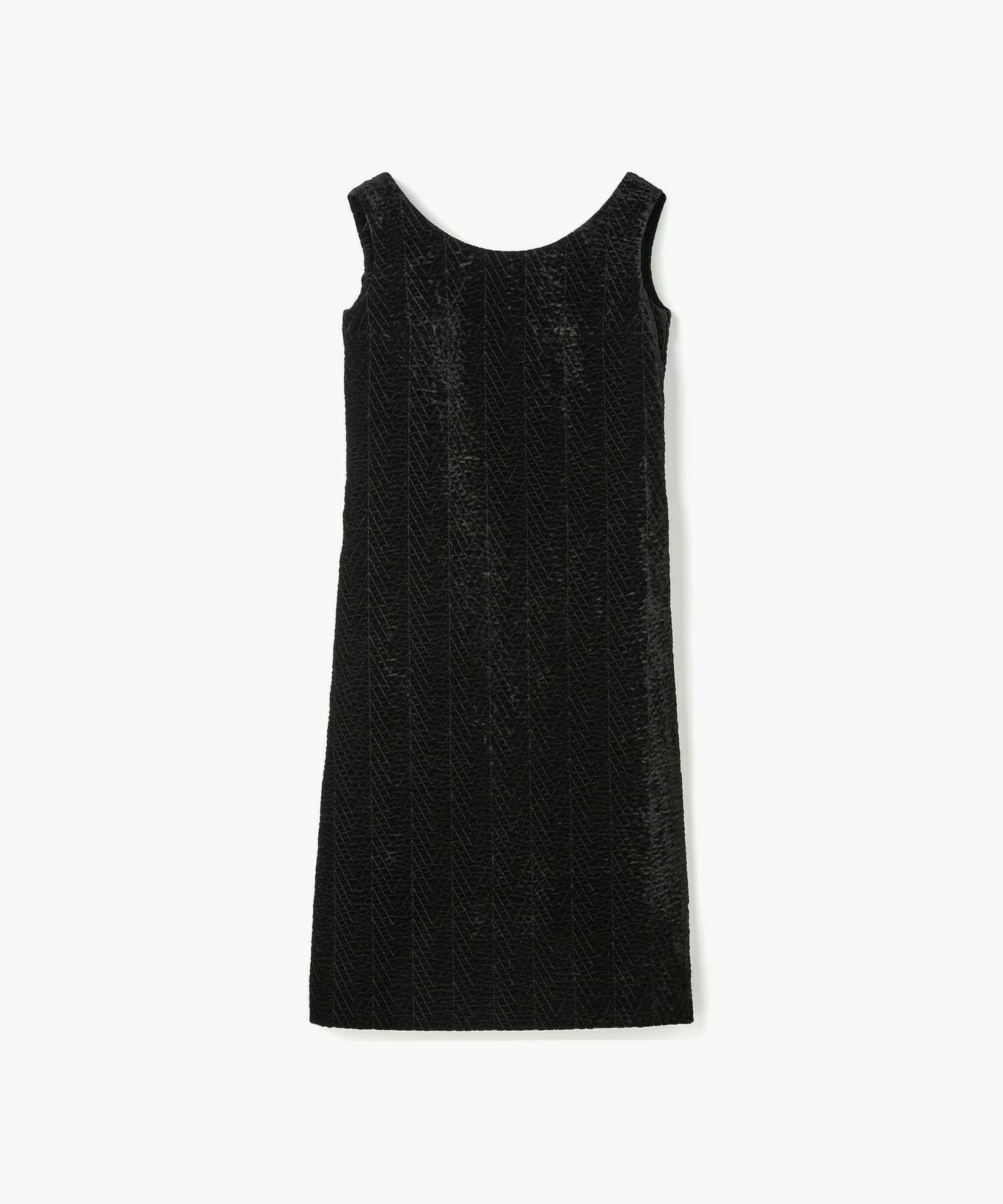 【endalence】ソフトベルベット×レースドレス 詳細画像 ブラック 1