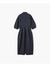 【endalence】強撚ダブルクロスドレス 詳細画像 ネイビー 1