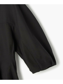 【endalence】強撚ダブルクロススカラップネックラインドレス 詳細画像 ネイビー 11