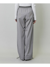 【endalence】120S ストレッチドローストリングパンツ 詳細画像 ブラック 6