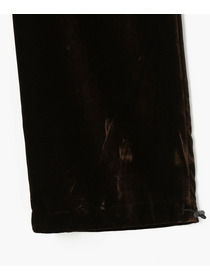 【endalence】ソフトベルベットドローストリングパンツ 詳細画像 ブラック 8