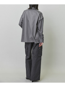 【endalence】ダックストレートカーゴパンツ 詳細画像 チャコールグレー 14