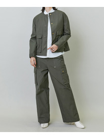 【endalence】ダックストレートカーゴパンツ 詳細画像 チャコールグレー 4