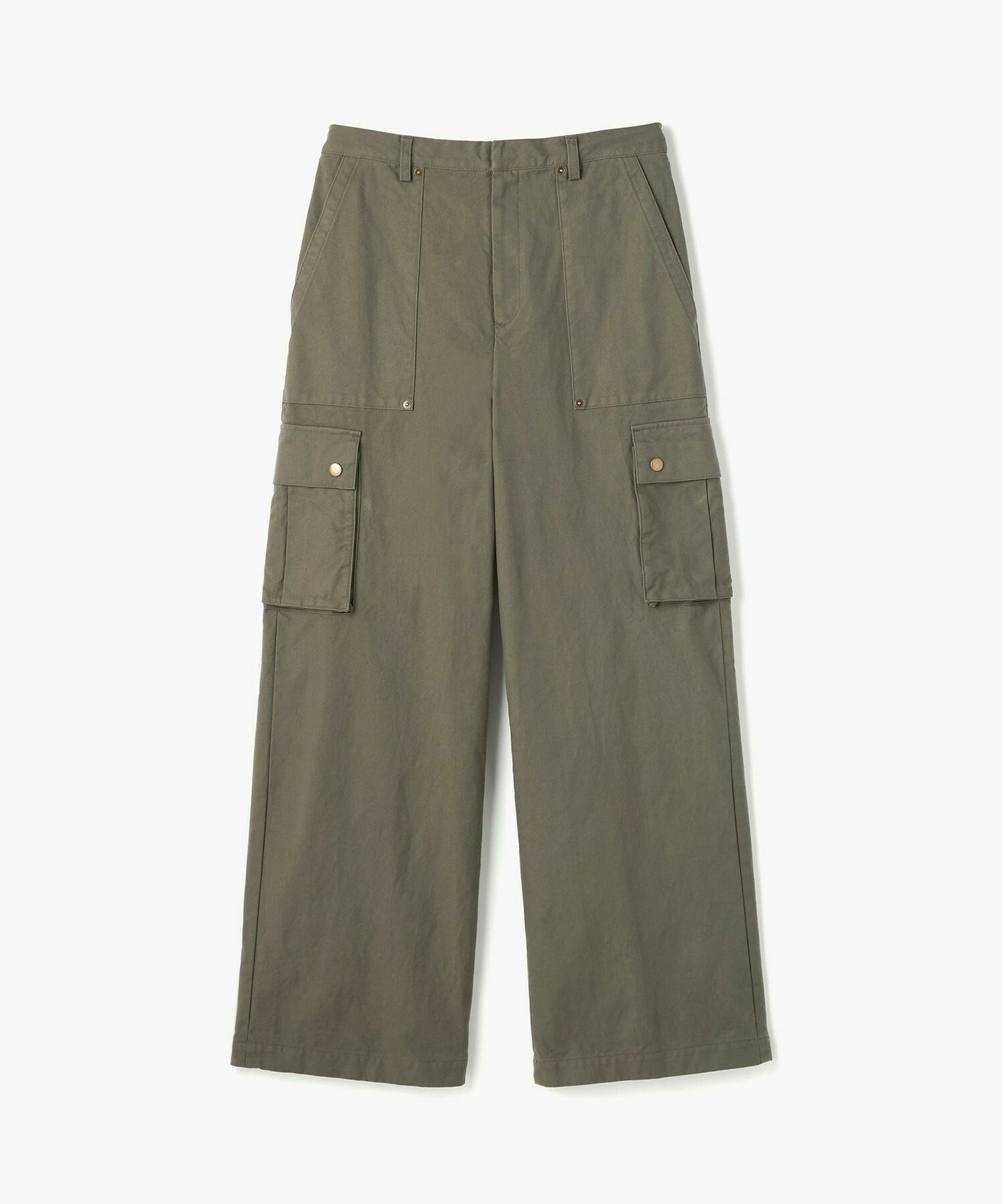 【endalence】ダックストレートカーゴパンツ 詳細画像 カーキ 1