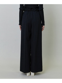 【endalence】タンブラーギャバドローストリングパンツ 詳細画像 チャコールグレー 7