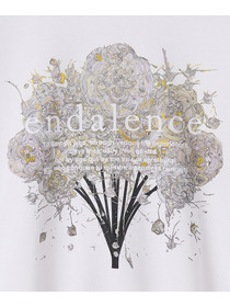 【endalence】endalence×Yuta Okudaコラボレーション裏毛スウェット＜ライトブーケ＞ 詳細画像 ブラック 5