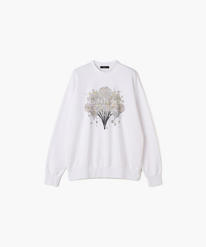 【endalence】endalence×Yuta Okudaコラボレーション裏毛スウェット＜ライトブーケ＞ 詳細画像 ホワイト 1