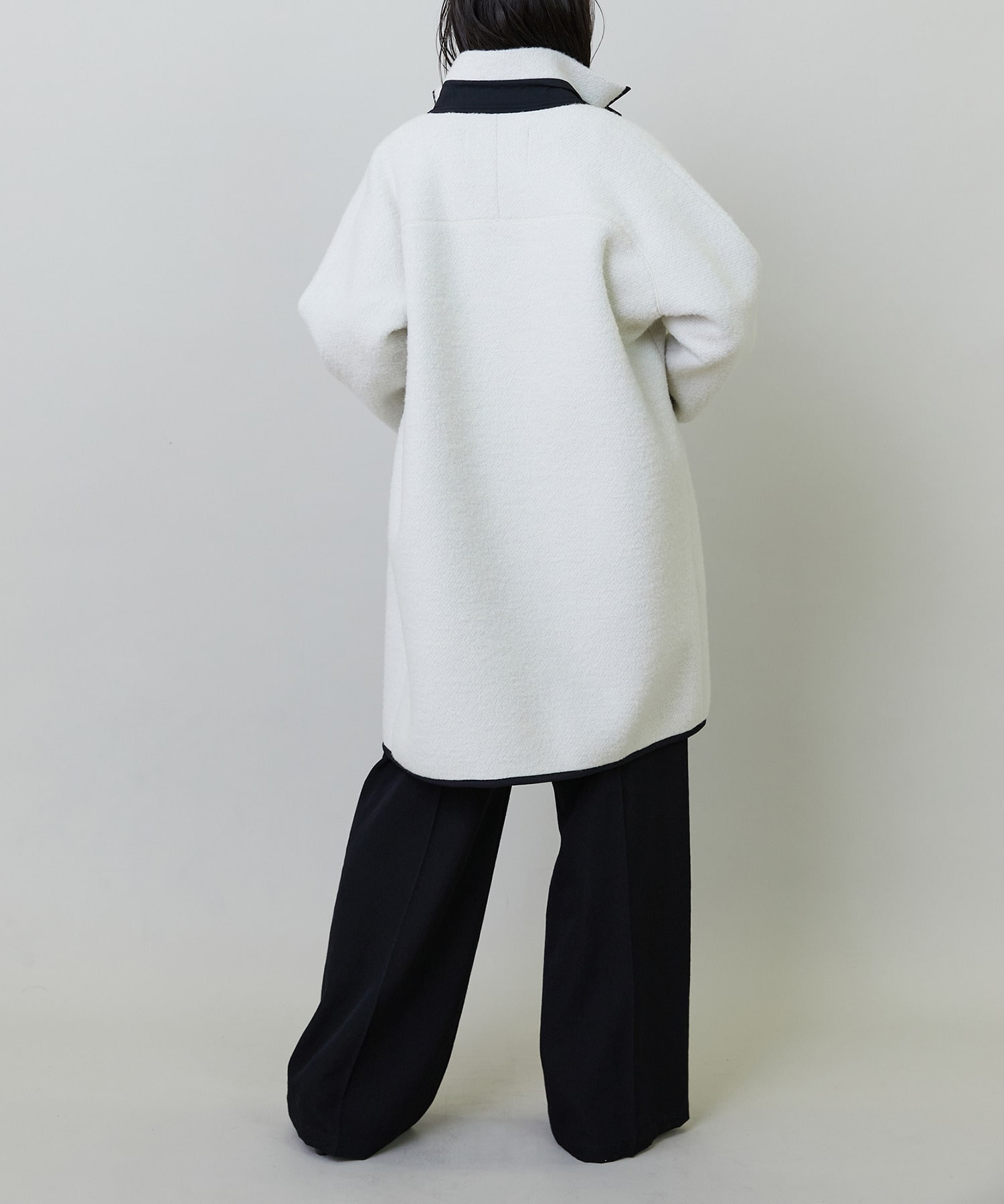 【endalence】ボンディングジャージィコート 詳細画像 ブラック 12