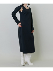 【endalence】エアリージャージードレス 詳細画像 ブラック 7