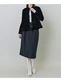 【endalence】エアリージャージースカート 詳細画像 ブラック 2