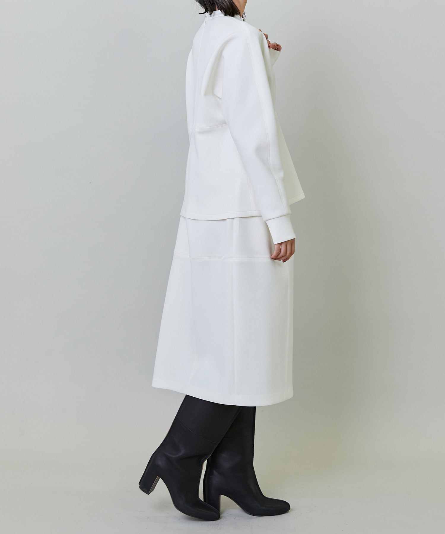 【endalence】エアリージャージースカート 詳細画像 ブラック 11