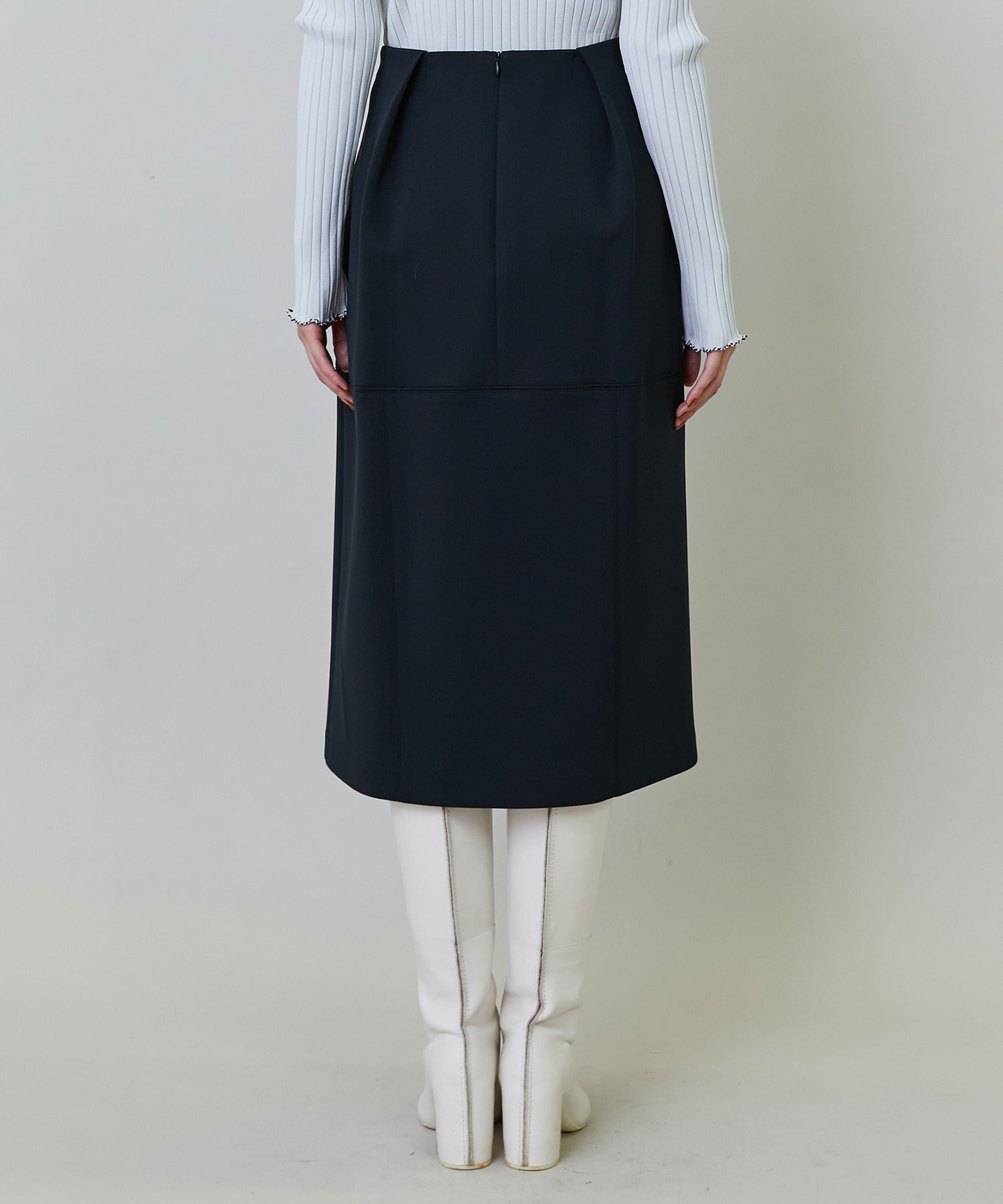 【endalence】エアリージャージースカート 詳細画像 ブラック 7