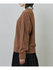 【endalence】ラクーン×タイプライターカーディガン 詳細画像 ブラック 12