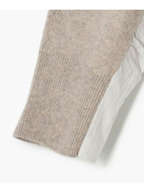 【endalence】ラクーン×タイプライターカーディガン 詳細画像 ブラック 25