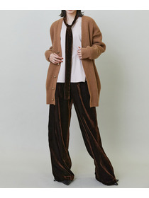 【endalence】畦ミドルゲージロングカーディガン 詳細画像 キャメル 11