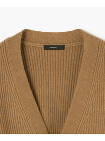 【endalence】畦ミドルゲージロングカーディガン 詳細画像 キャメル 13