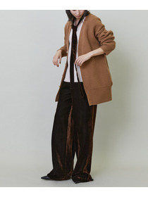 【endalence】畦ミドルゲージロングカーディガン 詳細画像 キャメル 8