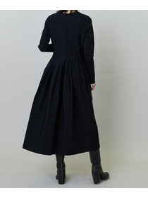 【endalence】ミラノリブ引き返しドレス 詳細画像 ブラック 17