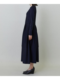 【endalence】ミラノリブ引き返しドレス 詳細画像 ブラック 6