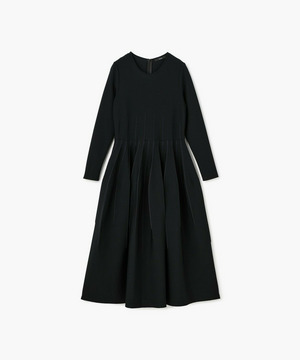 【endalence】ミラノリブ引き返しドレス 詳細画像 ブラック 1