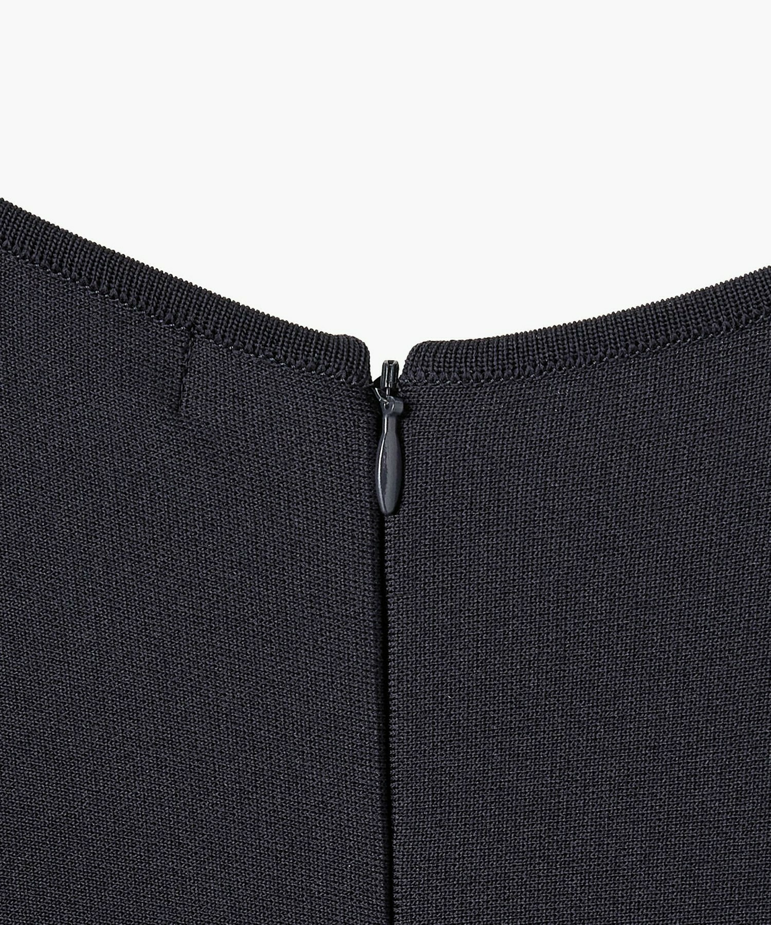 【endalence】ミラノリブ引き返しドレス 詳細画像 ブラック 10