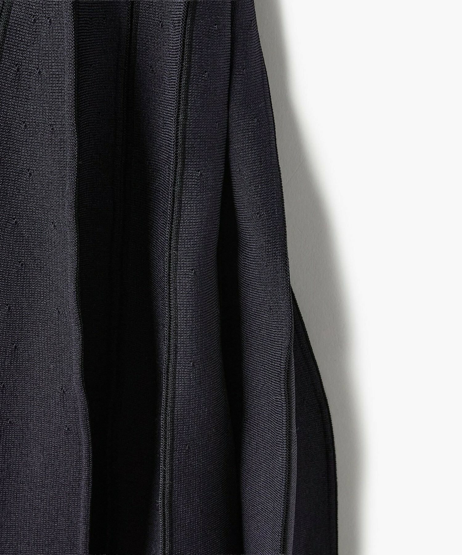 【endalence】ミラノリブ引き返しドレス 詳細画像 ブラック 12