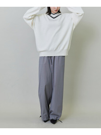 【endalence】ミラノリブVハイネックプルオーバー 詳細画像 ブラック 11