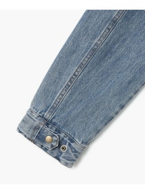 【endalence】ノーカラーデニムジャケット 詳細画像 インディゴブルー 8