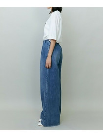 【endalence】ドローストリングデニムパンツ 詳細画像 インディゴブルー 4