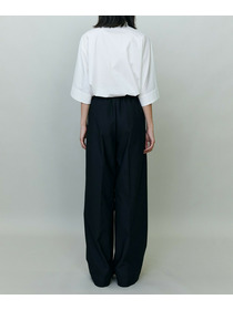 【endalence】Rコットンドルマンシャツ 詳細画像 ネイビー 3