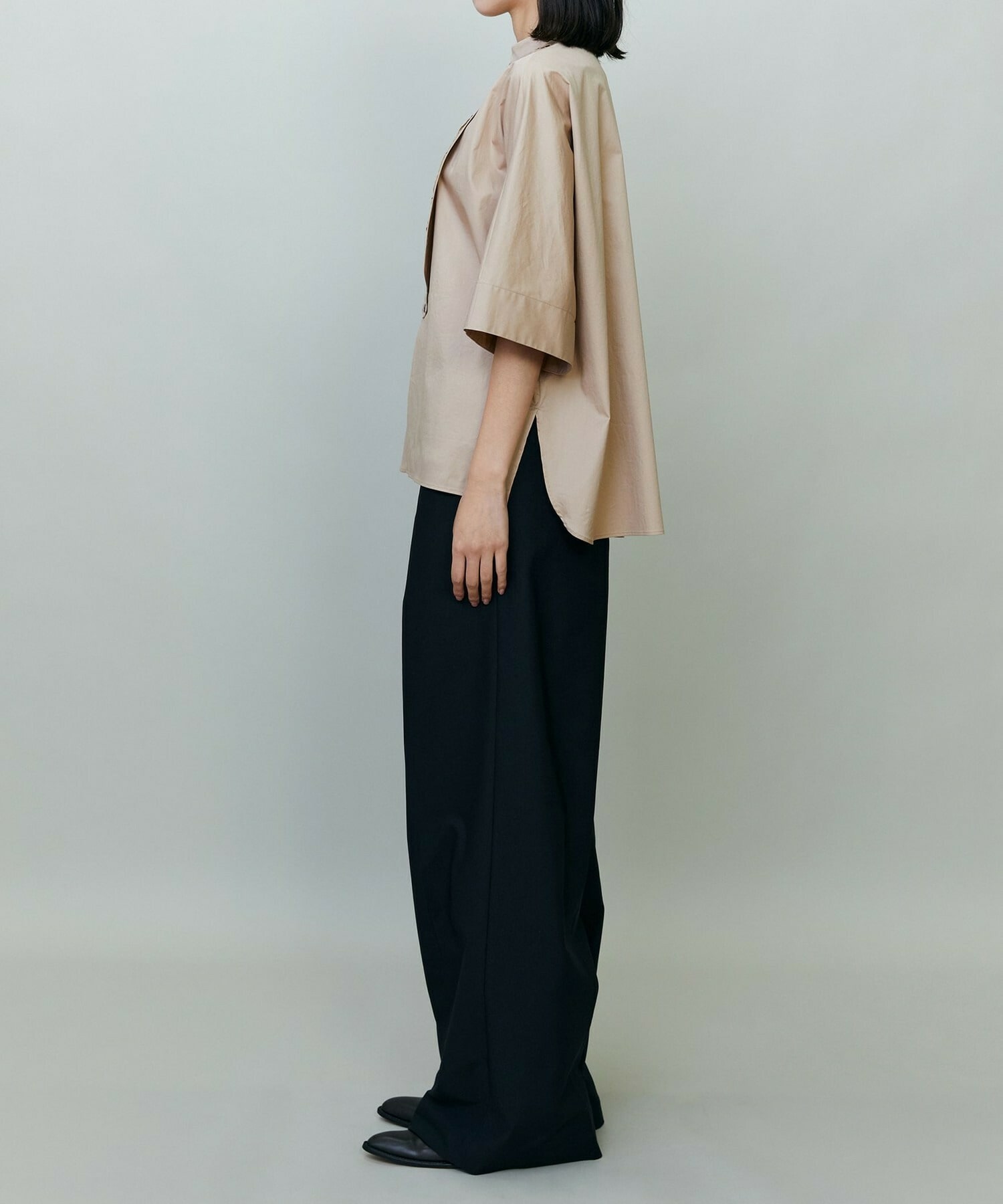 【endalence】Rコットンドルマンシャツ 詳細画像 ネイビー 6