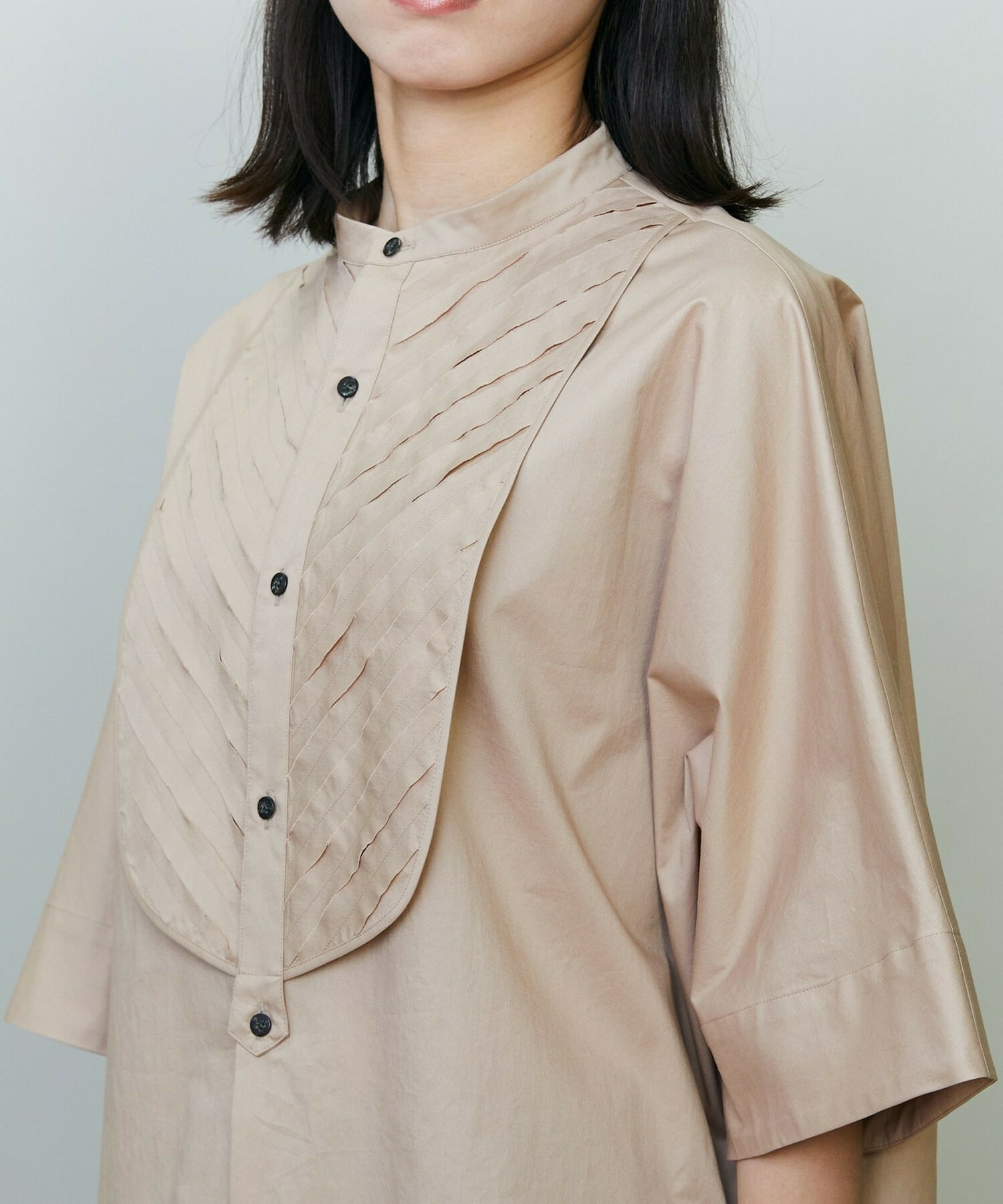 【endalence】Rコットンドルマンシャツ 詳細画像 ネイビー 8