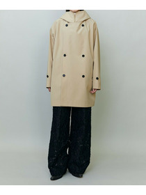 【endalence】リサイクルタフタフーデッドコート 詳細画像 ベージュ 4