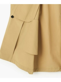 【endalence】リサイクルタフタショールカラーコート 詳細画像 ベージュ 12