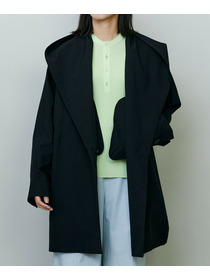 【endalence】リサイクルタフタショールカラーコート 詳細画像 ベージュ 14