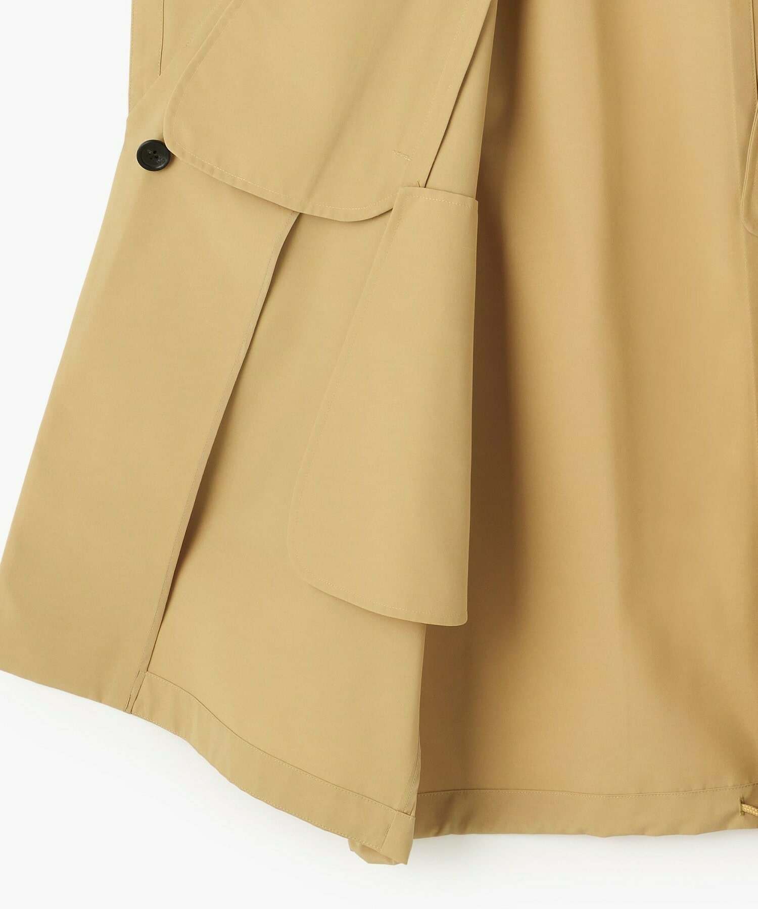 【endalence】リサイクルタフタショールカラーコート 詳細画像 ベージュ 12