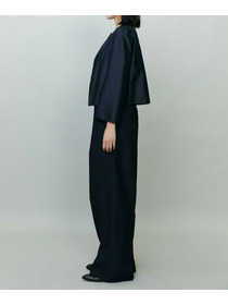 【endalence】シルクギシャショートジャケット 詳細画像 ネイビー 2