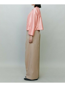 【endalence】シルクギシャショートジャケット 詳細画像 ネイビー 6