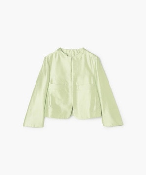 【endalence】シルクギシャショートジャケット 詳細画像 グリーン 1