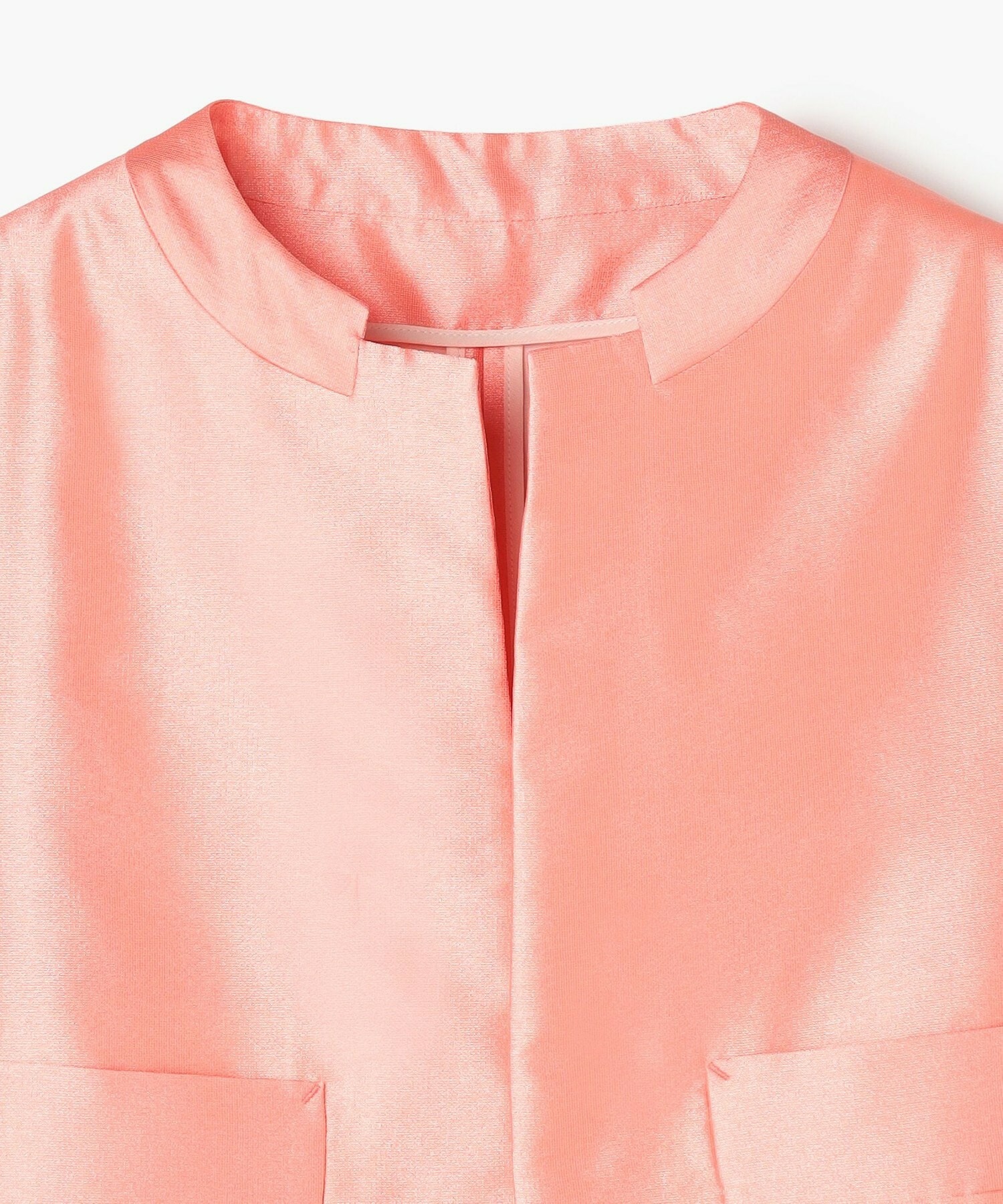 【endalence】シルクギシャショートジャケット 詳細画像 ネイビー 10