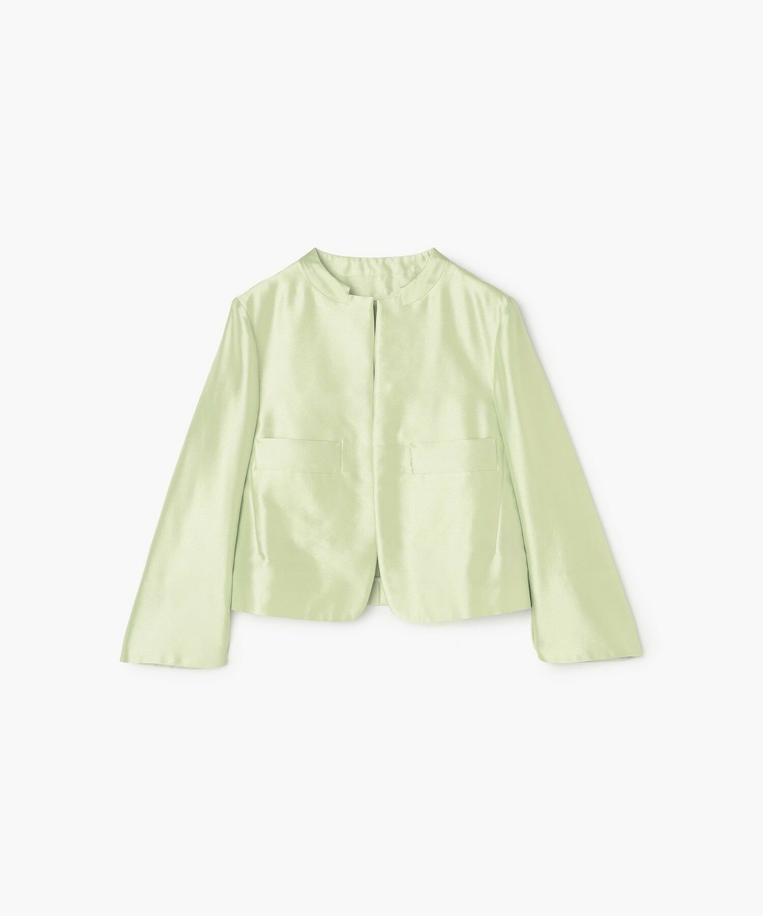 【endalence】シルクギシャショートジャケット 詳細画像 グリーン 1
