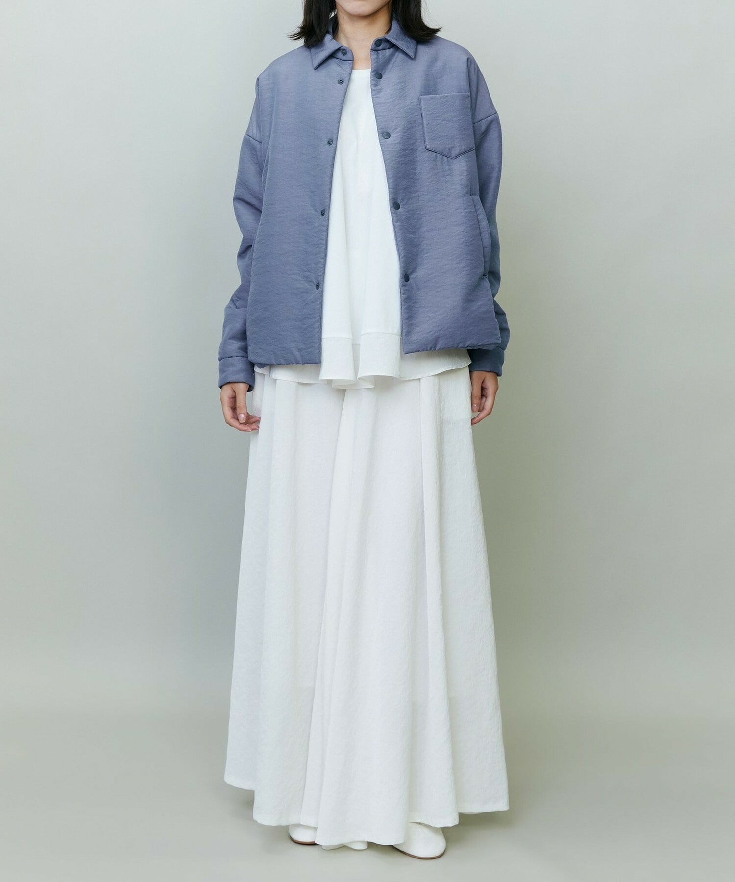 【endalence】ナイロンテンセル中綿ジャケット 詳細画像 ブラック 1