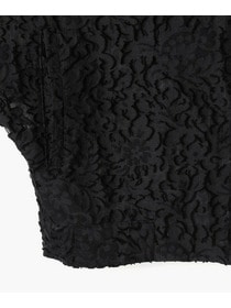 【endalence】シルクカットジャガードブルゾン 詳細画像 ブラック 10