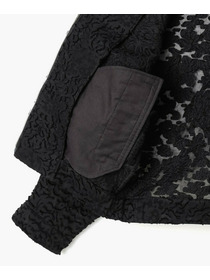 【endalence】シルクカットジャガードブルゾン 詳細画像 ブラック 12