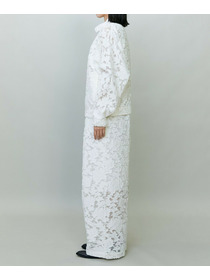 【endalence】シルクカットジャガードブルゾン 詳細画像 ホワイト 3