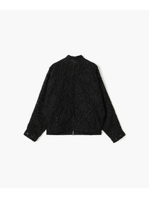 【endalence】シルクカットジャガードブルゾン 詳細画像 ブラック 7